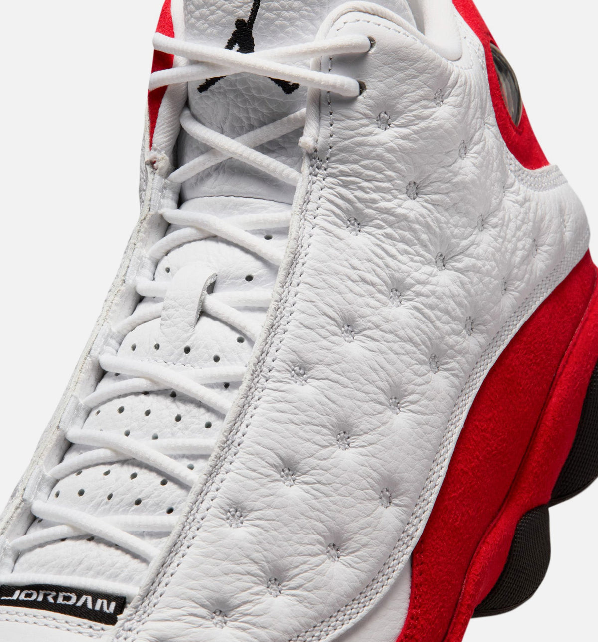 Air Jordan 13 Retro White and University Red Men's Lifestyle Shoes - White / Black / True Red