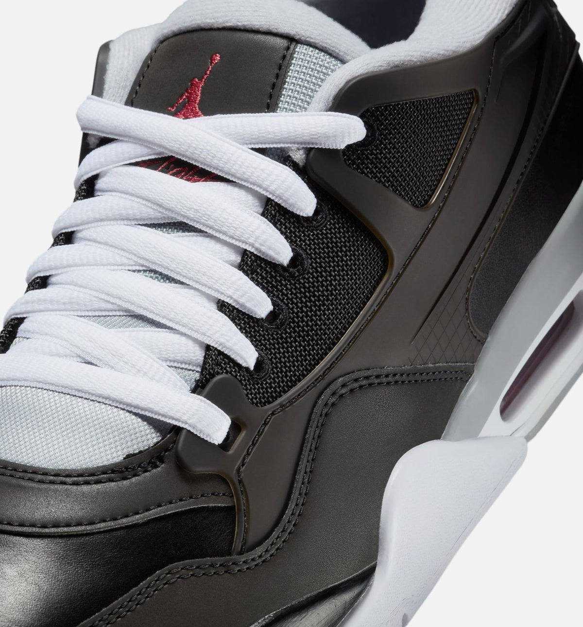 Air Jordan 4 RM Men's Lifestyle Shoes - Black / Red / Grey