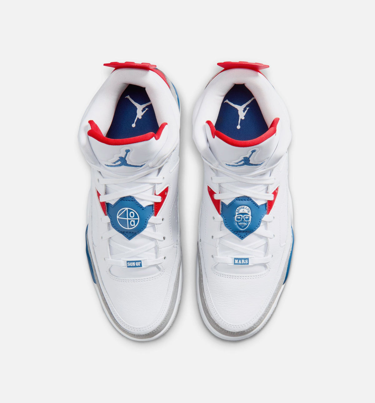 Son of Mars Low Men's Lifestyle Shoes - White / Varsity Red / Light Smoke Grey
