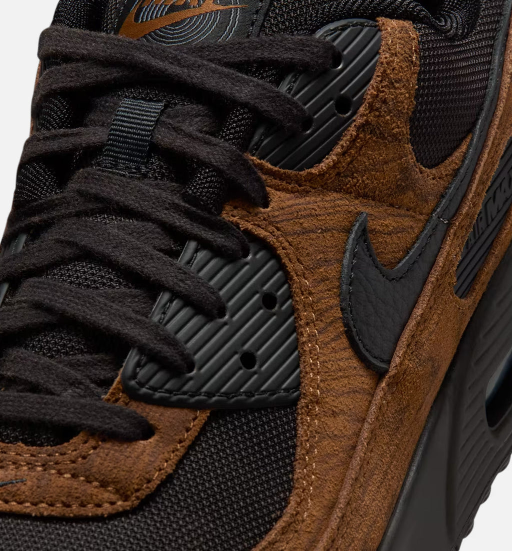 Air Max 90 Premium Men's Lifestyle Shoes - Light British Tan / Velvet Brown / Black